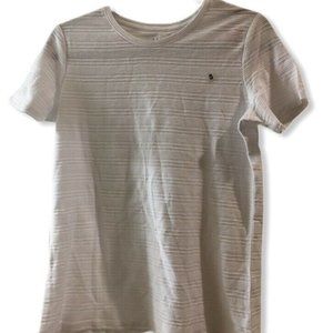 NWT Basic Editions Women’s White Crew Neck Tee